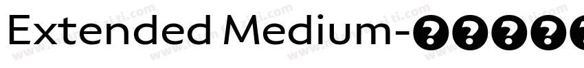 Extended Medium字体转换